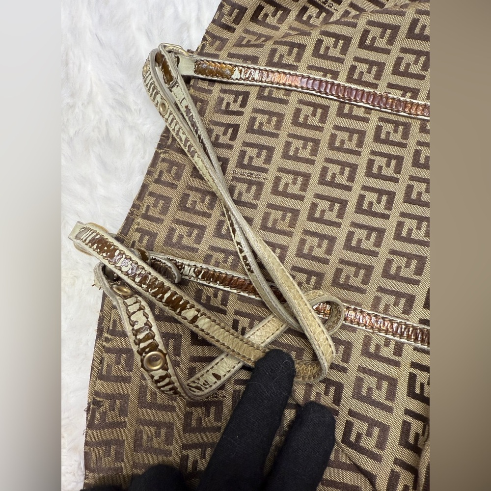 FENDI-8BH214 CNL Zucchino Tote - Picture 9 of 11